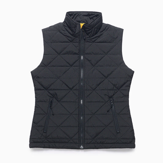 Chaleco Negro W MEDIUMWEIGHT INS TRIANGLE QUILTED VEST