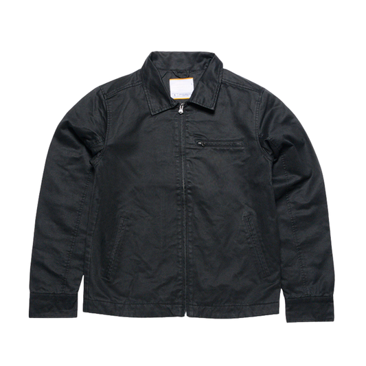 Campera Negro WAXED CHORE JACKET