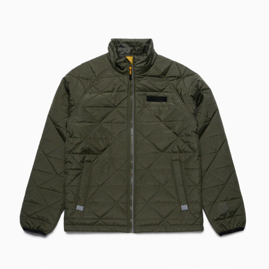 Campera Verde MED INSU TRIANGLE QUILTED JACKET